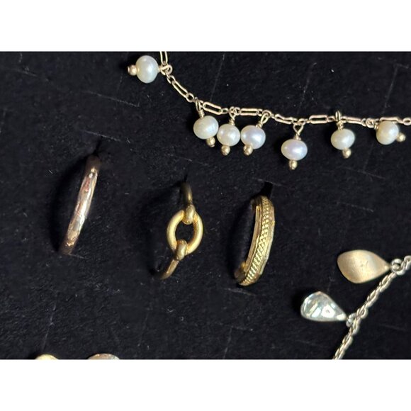 Vintage Jewelry Lot With Necklaces (Monet) Bracelets Earrings & Brooches Mixed M - Picture 10 of 16